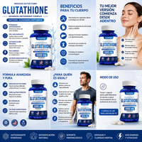 GLUTATHIONE 2000mg - Antioxidante Avanzado | DAWESS
